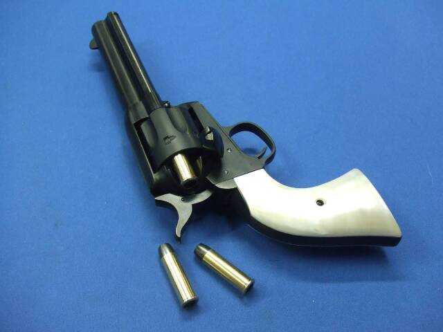 コルトSAA.45 シビリアン マットブラック ABS パールプラグリップ仕様　Xカートリッジ　 | 　マルシン