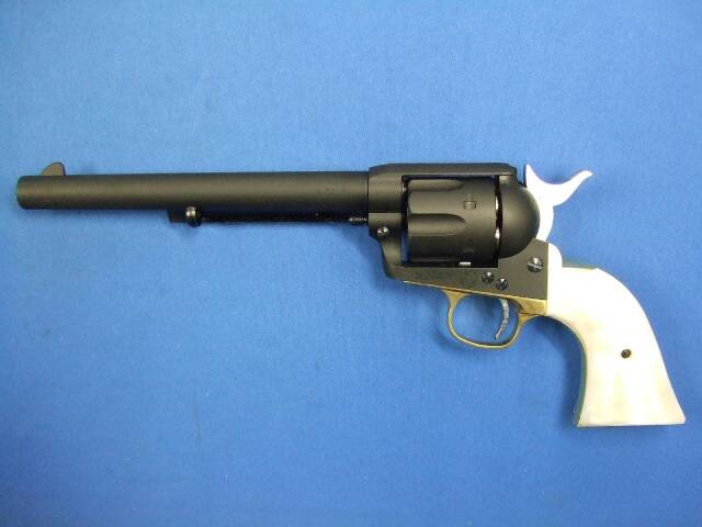 コルト SAA.45 キャバルリーブラススタイル HW パールプラグリップ仕様　Xカートリッジ　 | 　マルシン