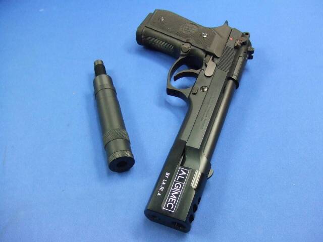 ベレッタM92FS LEON・レオン サイレンサー ReBORN 黒染　 | 　ウエスタンアームズ