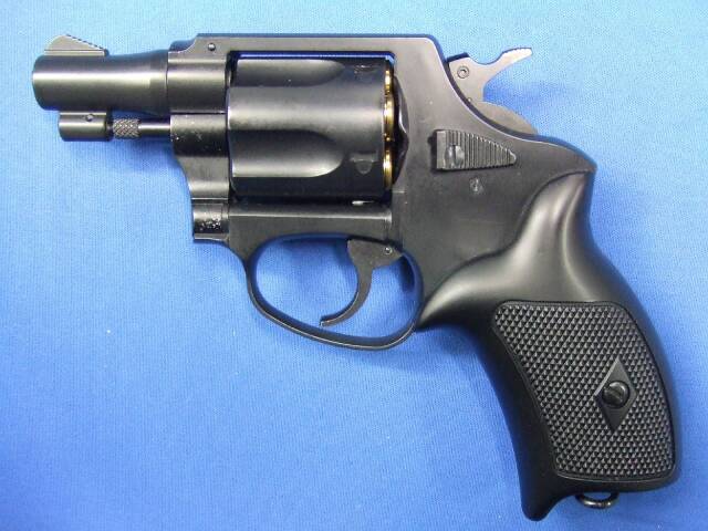 ポリスリボルバー 2インチ マットブラック ABS  HW製ブラックグリップ仕様 リアルXカートリッジ 　| 　マルシン