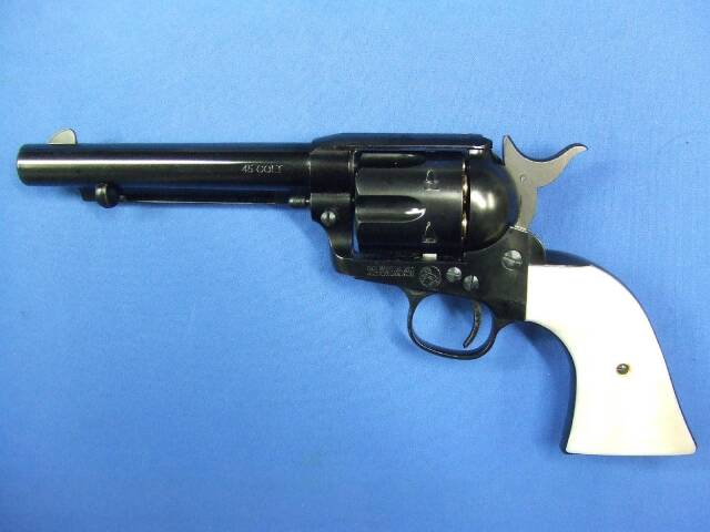 コルトSAA.45 アーティラリー Wディープブラック ABS パールプラグリップ仕様　Xカートリッジ　 | 　マルシン