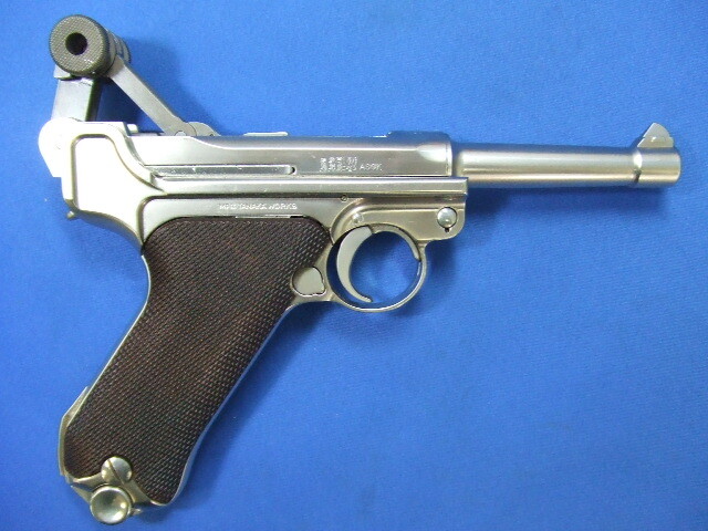 ルガー　P08　4インチ　シルバー | タナカ