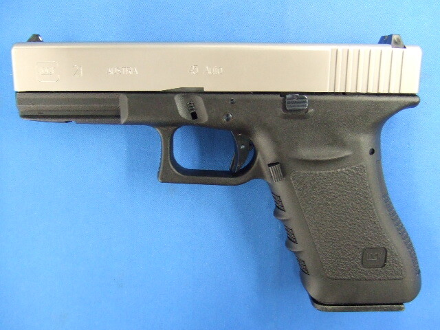 グロック21　8mmBB　Dualmaxi　ロストステンレスシルバー | マルシン