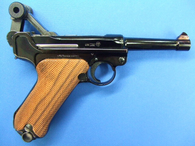 ルガーP08　4インチ　ミッドナイトゴールド 限定　木製グリップ | タナカ