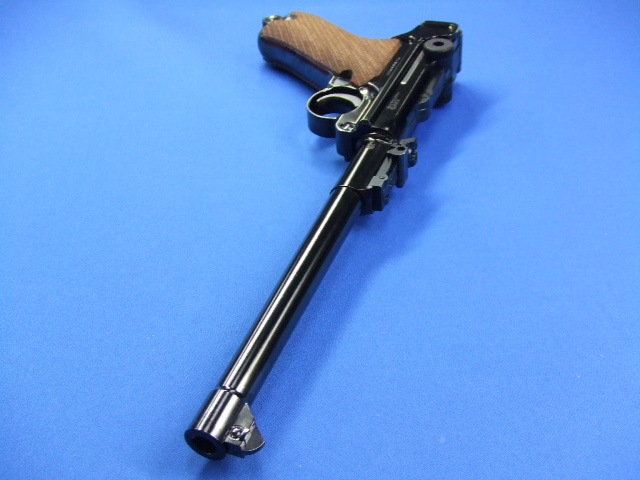 ルガーP08　8インチ スチールフィニッシュ アメリカンウォールナットグリップ付  | タナカ
