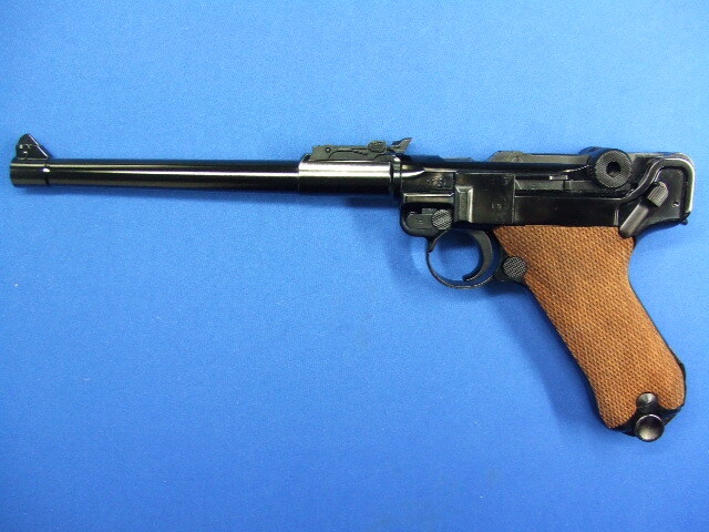 ルガーP08　8インチ スチールフィニッシュ アメリカンウォールナットグリップ付  | タナカ