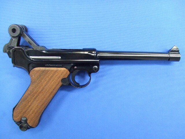 ルガーP08 6in スチールフィニッシュ フルチェッカー アメリカンウォールナットグリップ 付 | タナカ
