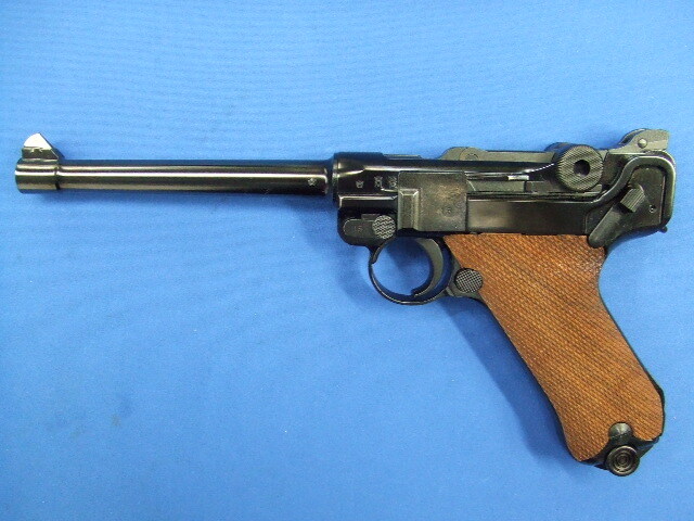 ルガーP08 6in スチールフィニッシュ フルチェッカー アメリカンウォールナットグリップ 付 | タナカ