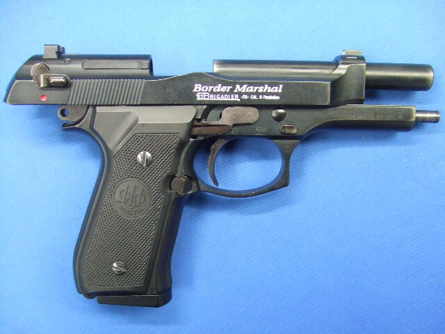 ベレッタM92FS ボーダーマーシャル リアルスチールフィニッシュ | ウエスタンアームズ