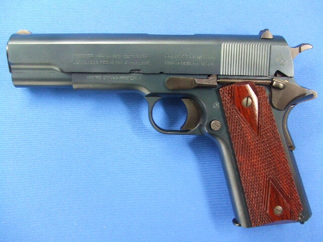 WA M1911 US ARMY ワイルドバンチ　ガンブルーモデル