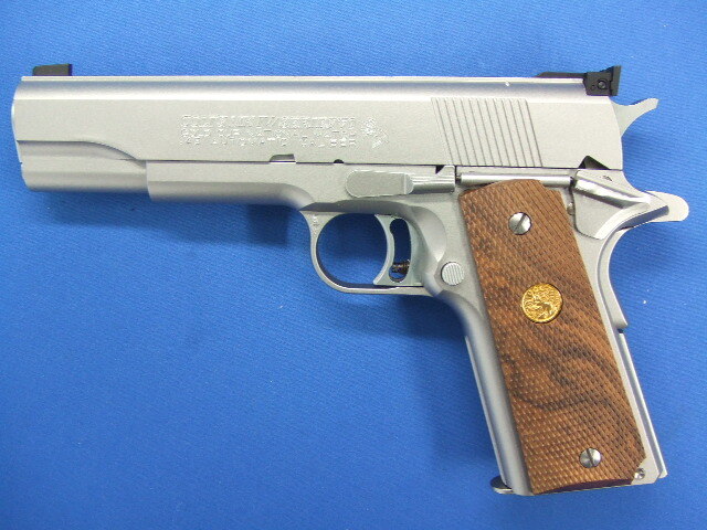 コルト シリーズ70 ゴールドカップ ナショナルマッチ オールシルバー　 | ウエスタンアームズ