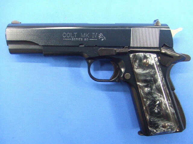 コルトガバメントMK4 シリーズ80 DXエディション ブラックパールグリップ　 | ウエスタンアームズ