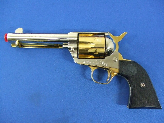 コルトSAA.45 シビリアン　ニッケル＆ゴールド | タナカ