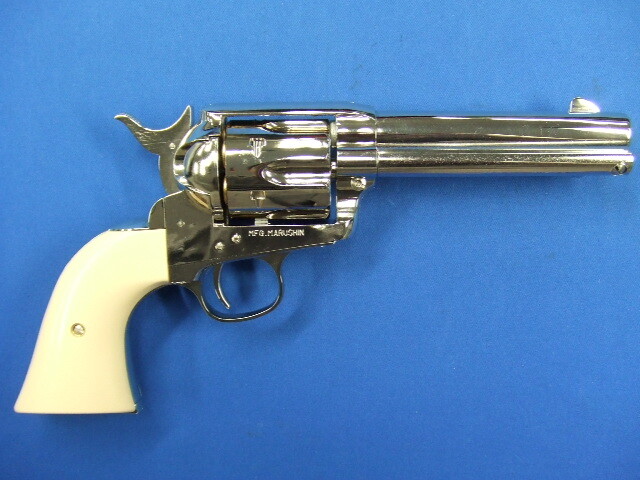 コルトSAA.45 ピースメーカー ニッケルシルバー　Xカートリッジ | マルシン