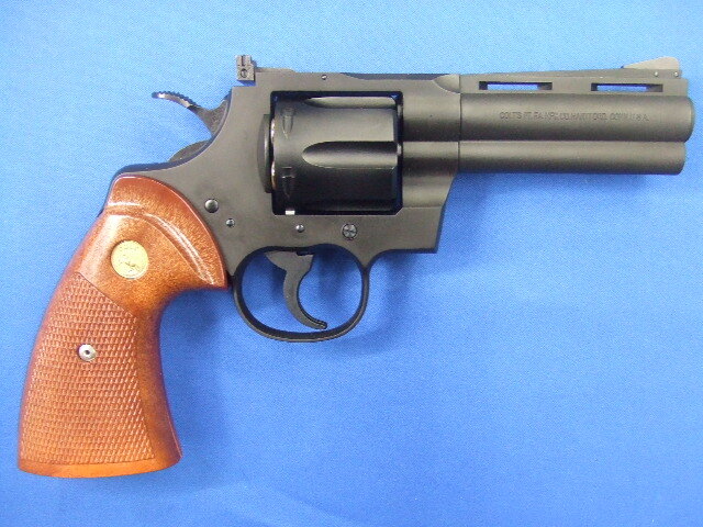 コルトパイソン 4インチ R-Model HW ブラック | タナカ