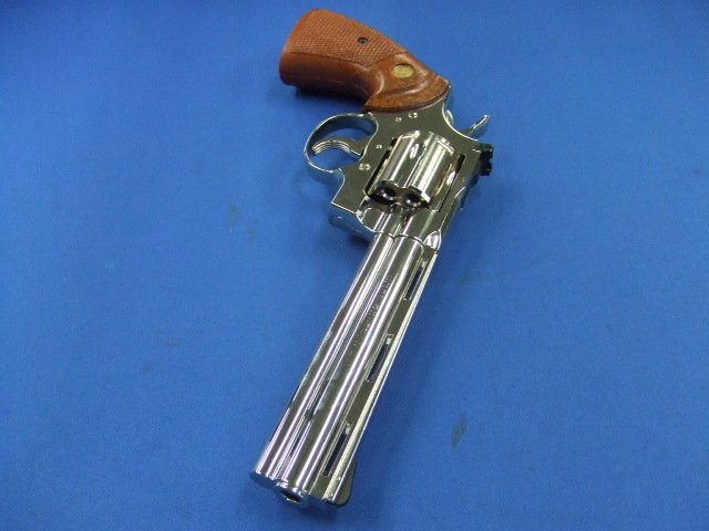 コルト パイソン 6in R-Model　ニッケルフィニッシュ | タナカ