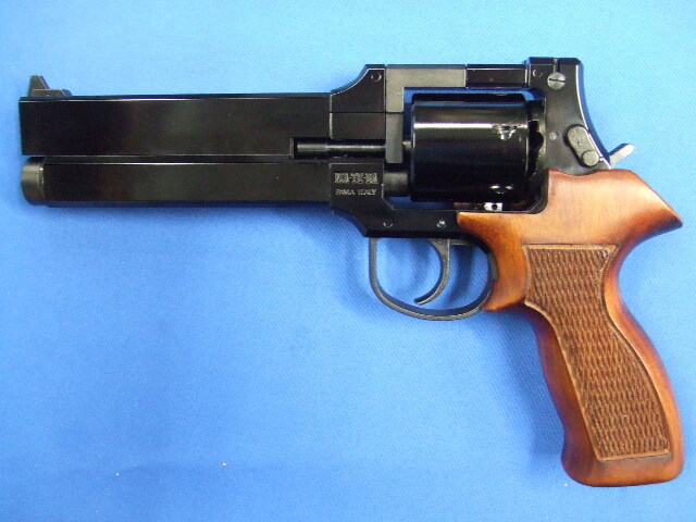 マテバ リボルバー Wディープブラック 木製グリップ Xカートリッジ | マルシン