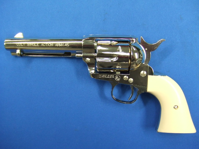 コルトSAA.45 ピースメーカー ニッケルシルバー　Xカートリッジ | マルシン