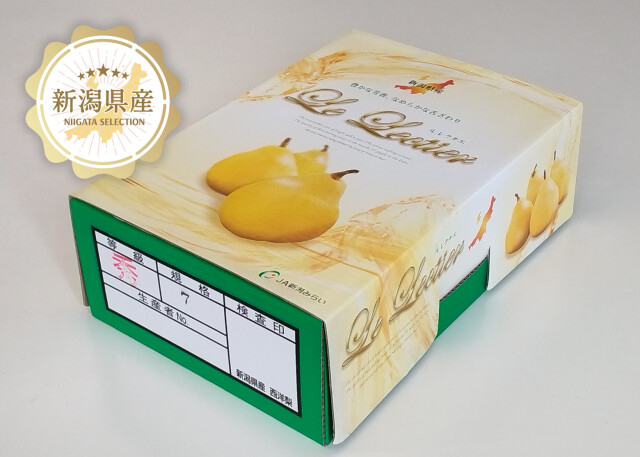 新潟青果市場「愛菜園倶楽部」｜新潟県産 ルレクチエ秀品4kg化粧箱
