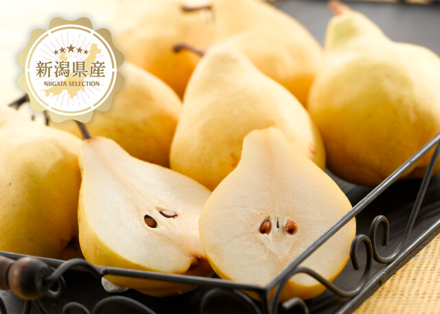 新潟青果市場「愛菜園倶楽部」｜新潟県産 ルレクチエ秀品4kg化粧箱