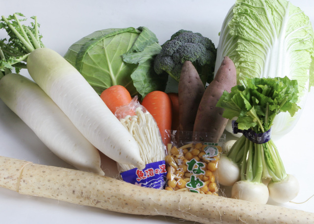新潟青果市場「愛菜園倶楽部」｜旬の野菜・果物10品セット【1日10