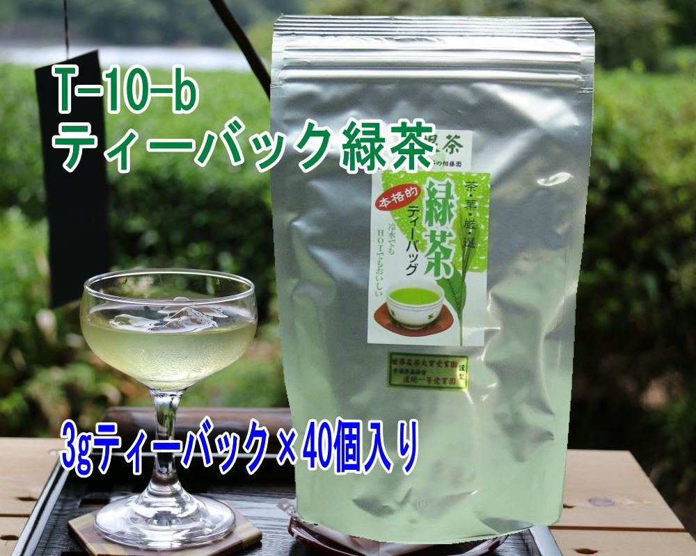 T-10-bティーバック緑茶40個入り
