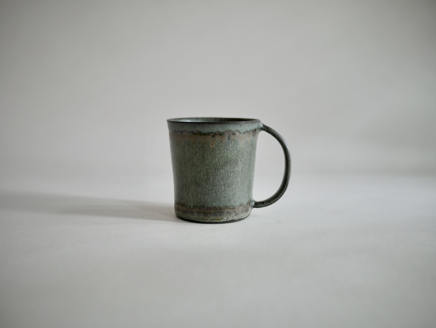 北岡幸士　マグカップ線紋 BlueBlack