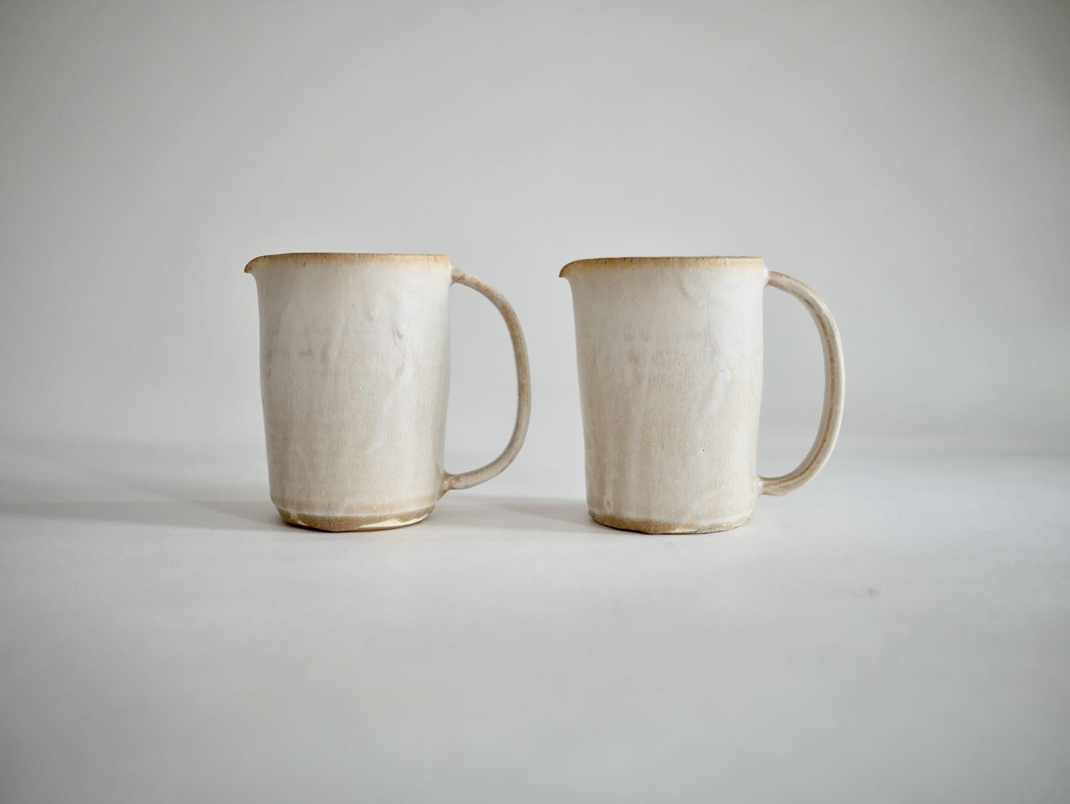 北岡幸士　コーヒーピッチャー アイボリーホワイト