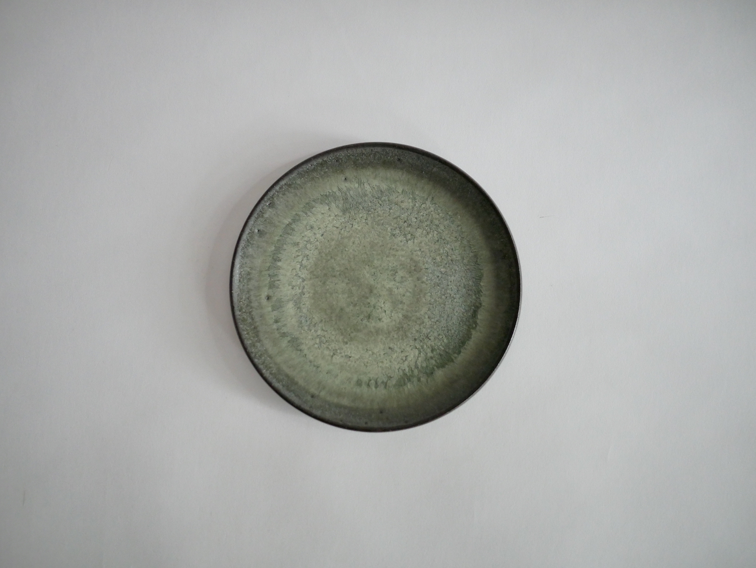 北岡幸士　6寸プレート BlueBlack