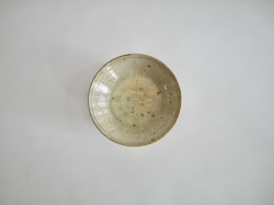 北岡幸士　5.5寸鉢 緑釉