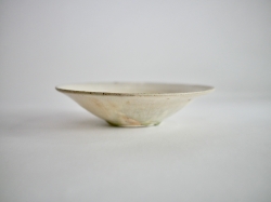 北岡幸士　7寸鉢 灰粉引