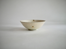 北岡幸士　5寸碗 灰粉引