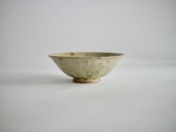 北岡幸士　5寸碗 緑釉