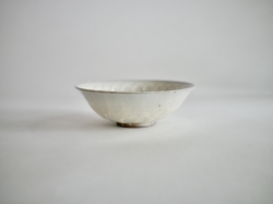 北岡幸士　5寸碗 白化粧