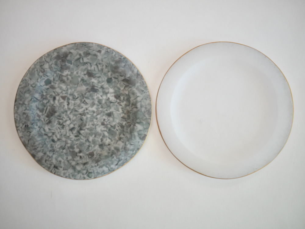 glass studio 三日月 Kiln丸皿