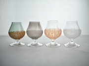 glass studio 三日月　Toudoみなもグラス