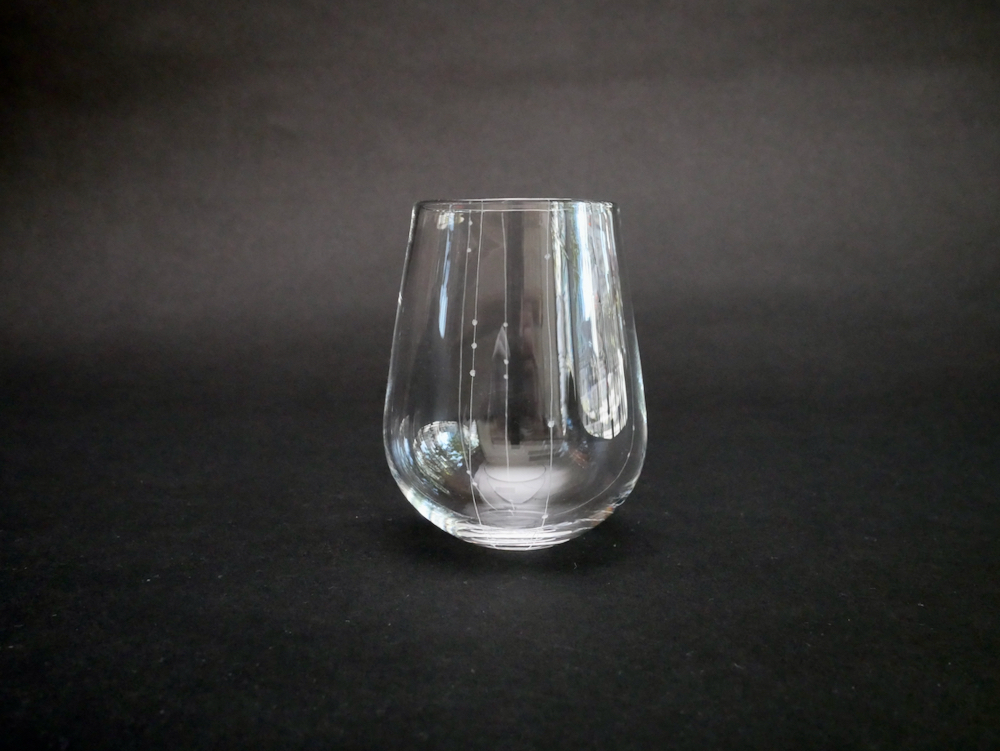 森知恵子　タンブラー 白雨