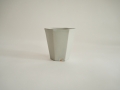 平岡仁　白磁六角杯