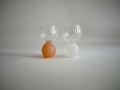 glass studio 三日月　Toudo 盃 小