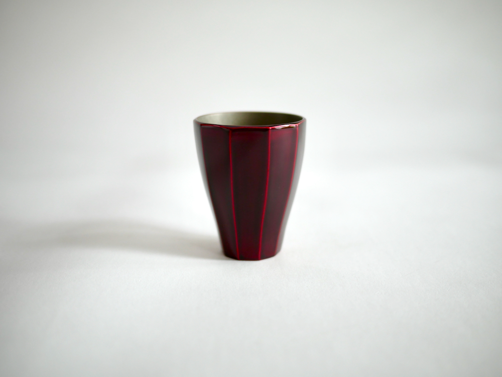 冨樫孝男 玉虫塗面取ショットグラス