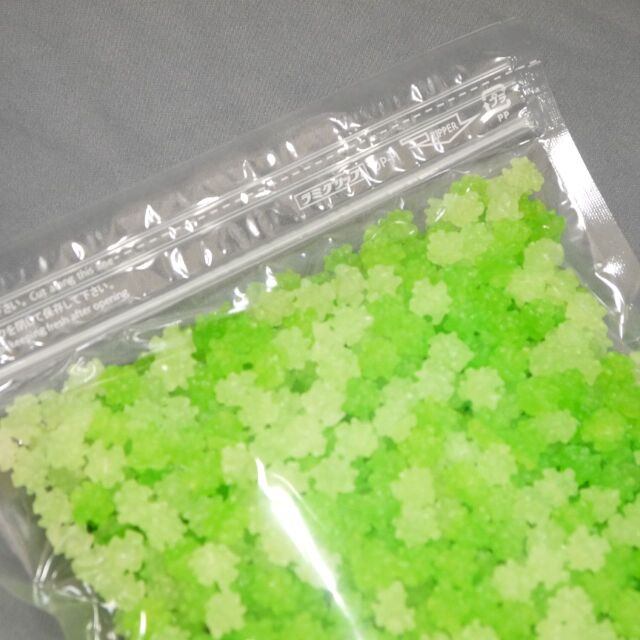 クリスタル若草金平糖500g(緑色の小粒こんぺい糖)販売(通販)/味