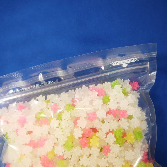 クリスタルこんぺい糖1kg(小輪)ミックス｜なつかしの菓子、金平糖