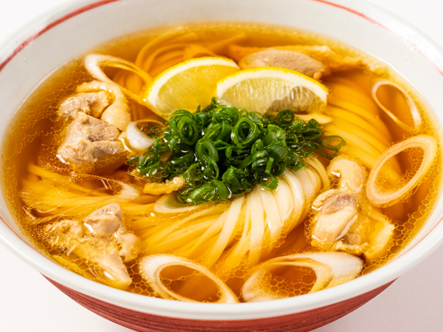 比内地鶏スープで食べる稲庭うどん 2種6食詰合せ（化粧箱入）
