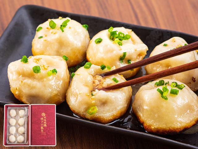 比内地鶏 焼き小籠包