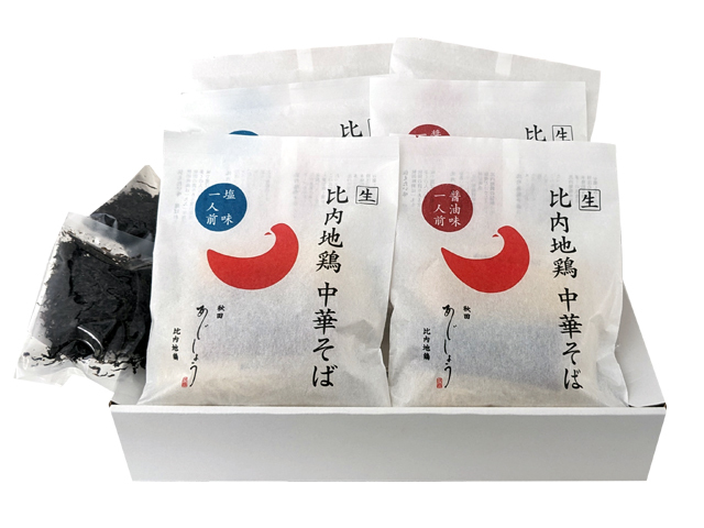 比内地鶏中華そば 2種6食詰合せ