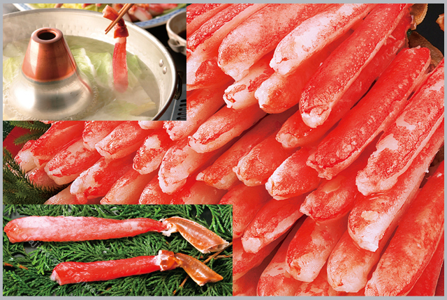 超極太５L　生ずわいがにむき身1.2kgセット