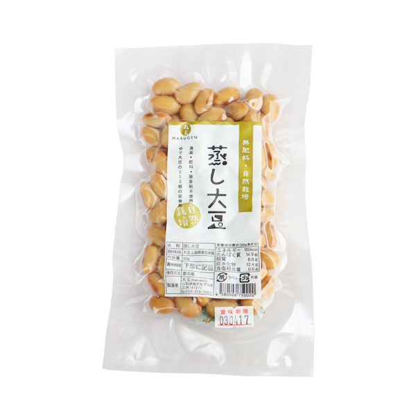 蒸し大豆