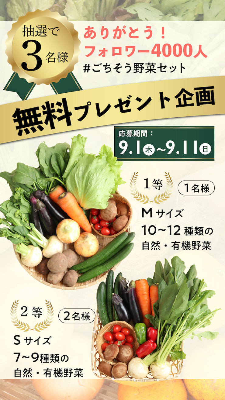 ありがとう！フォロワー４０００人キャンペーン