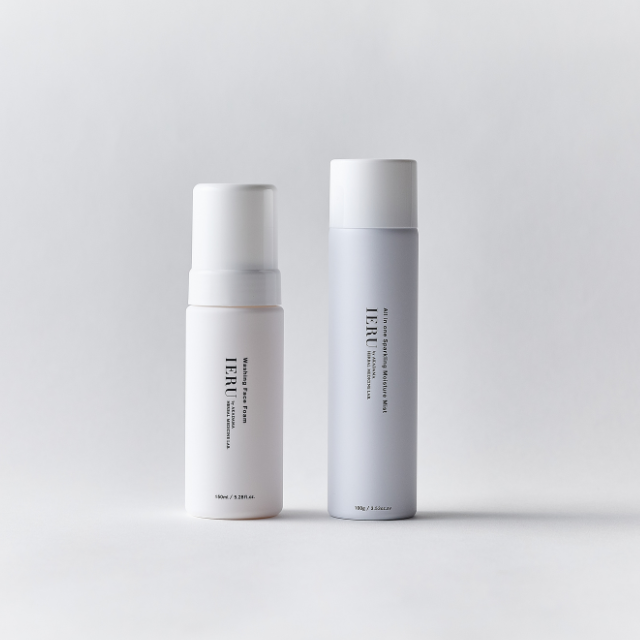 IERU HERBAL SKINCARE SET（イエル ハーバルスキンケア  洗顔・オールインワンミスト 2点セット）