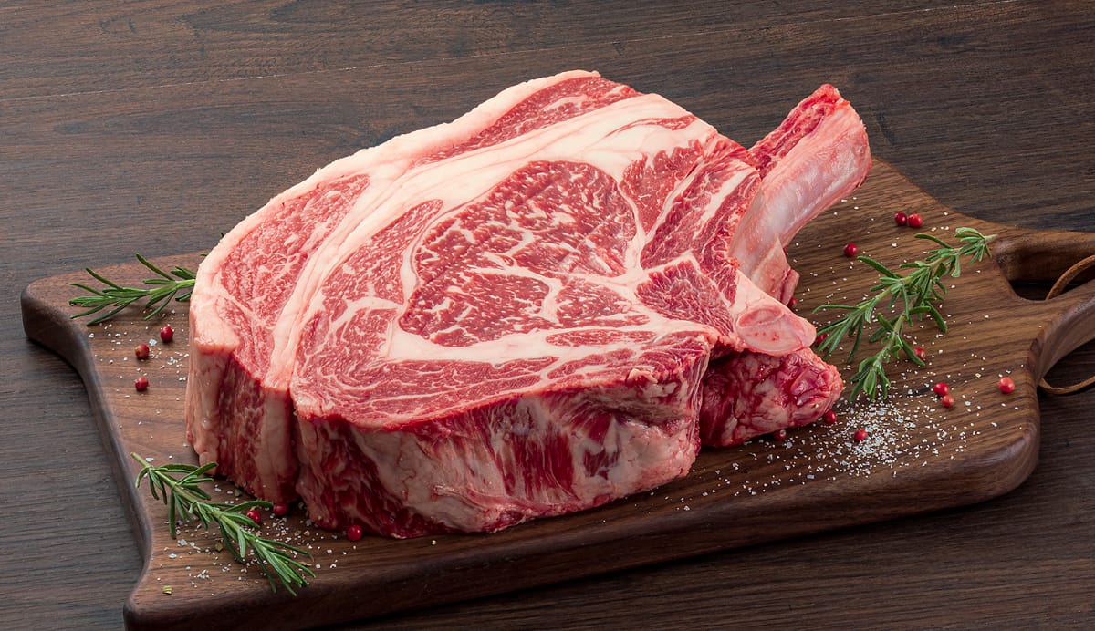 骨付き肉 赤城牛トマホークステーキ Tボーンステーキ通販